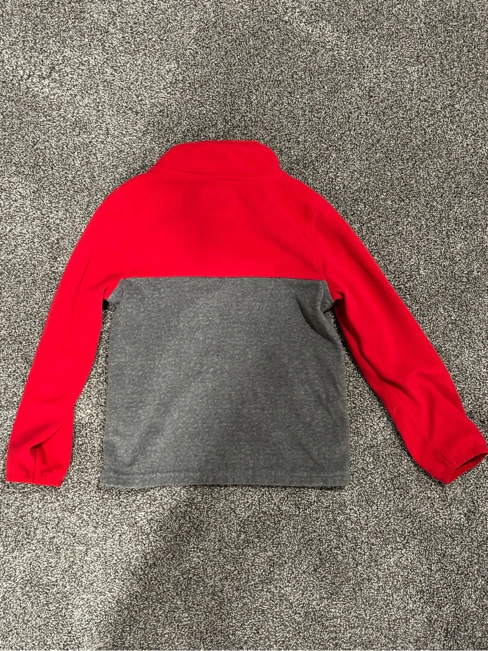 OshKosh B'gosh Red and Black Buffalo Plaid Fleece Jacket